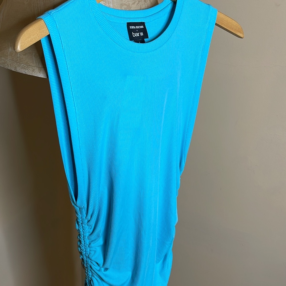 Sofia Richie Teal Dress New With Tags Size Large - Picture 6 of 9